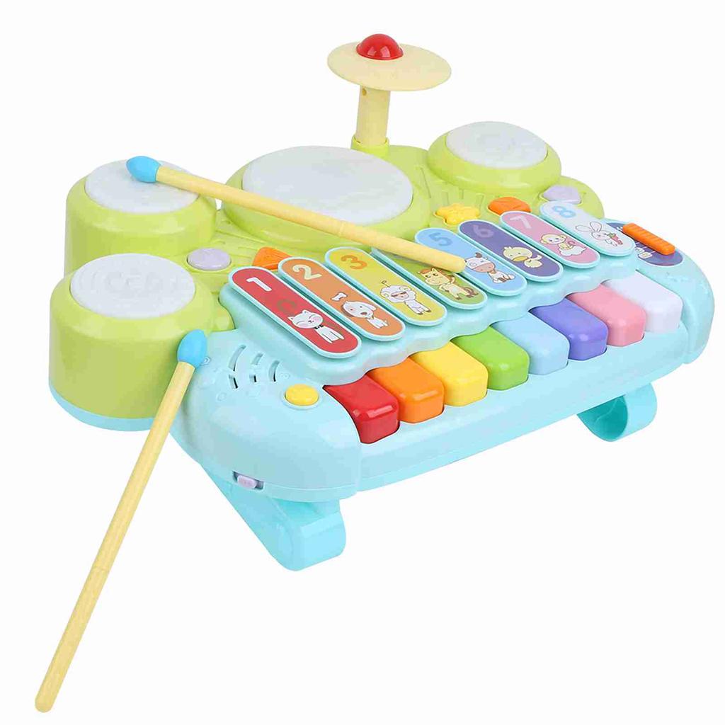 3?В?1 Музыкальные инструменты Игрушки Дети Обучение Электронное пианино Клавиатура Ударная установка