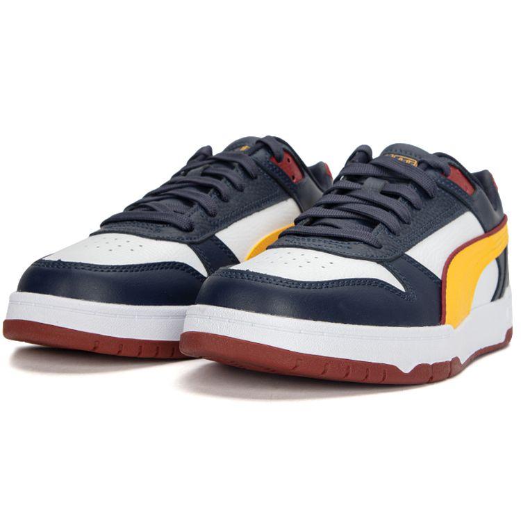 Puma RBD Game Low New Navy Spectra Желтые кроссовки унисекс Синий Белый Интенсивно-Красный 386373-04