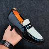 Размер 38-47 Модные мужские лоферы Роскошные модные туфли из маленькой кожи Европейско-американский стиль Деловая социальная обувь Мужчины