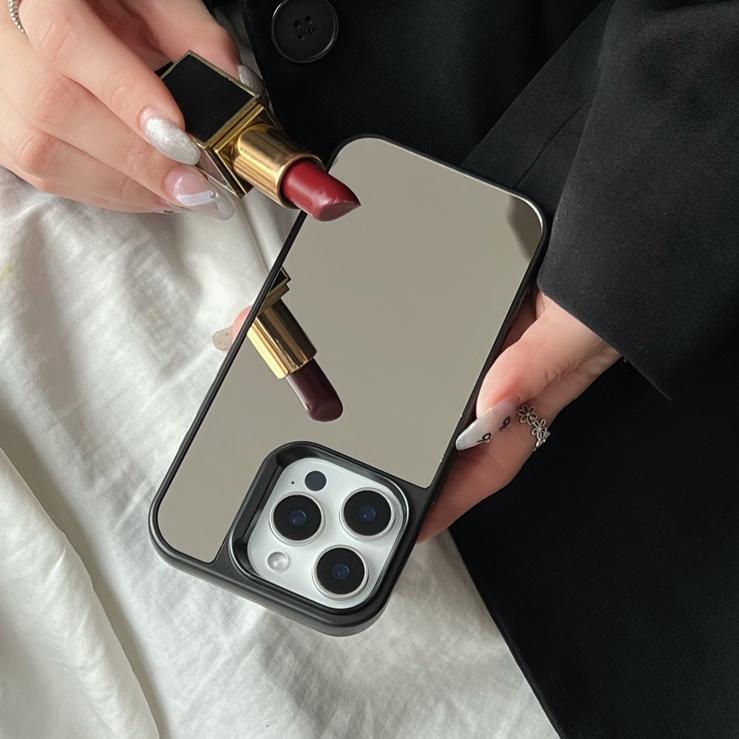 Mirror Make Up Acrylic Phone Case for For Iphone 16 1 14 13 Pro Max 11 12 Ultra Slim Shockproof Thin Cover for For Iphone 16Pro