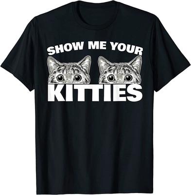 Футболка унисекс «Покажи мне своих котят» Cat Pun «Покажи мне своих котят»