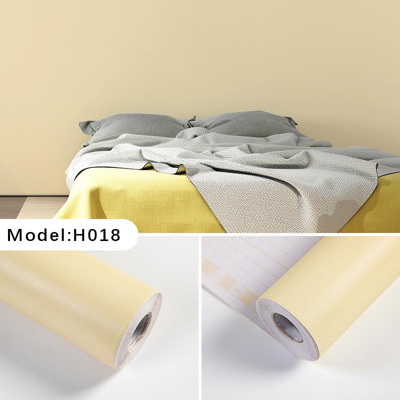 Однотонные обои из ПВХ, самоклеящиеся утолщенные обои для оклейки стен, ремоделирования мебели, обои для ремонта