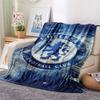 1Pc Chelsea FC Print Flannel Blanket High Quality Warm Comfortable Cover for All Seasons Perfect for Gifts Home Decor