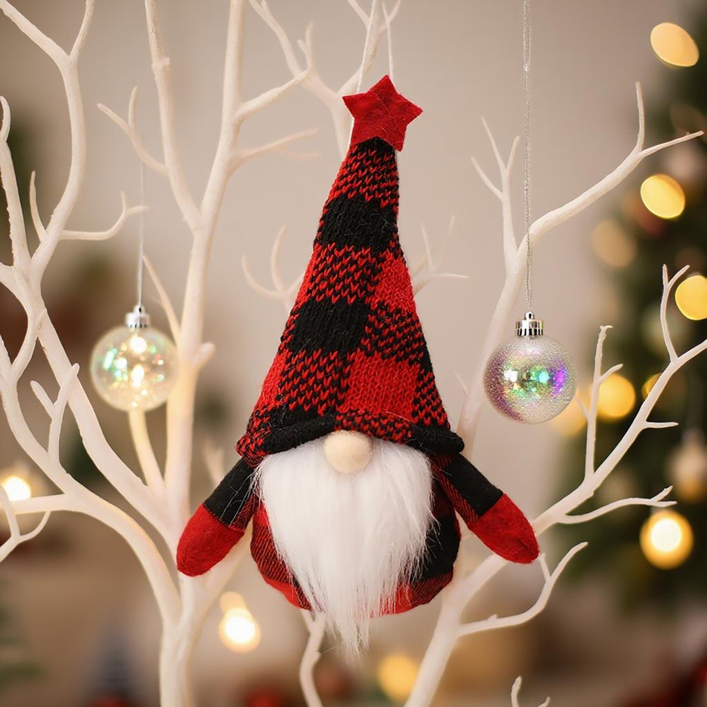 Рождественская кукла-гном Скандинавский Томте Фигурка Санты Плюшевая игрушка-эльф Уличный двор