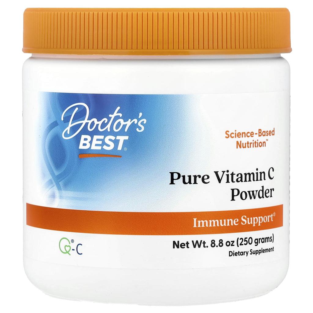 Doctor's Best Pure Vitamin C Powder with Q®-C, 250G(8.8Oz)
