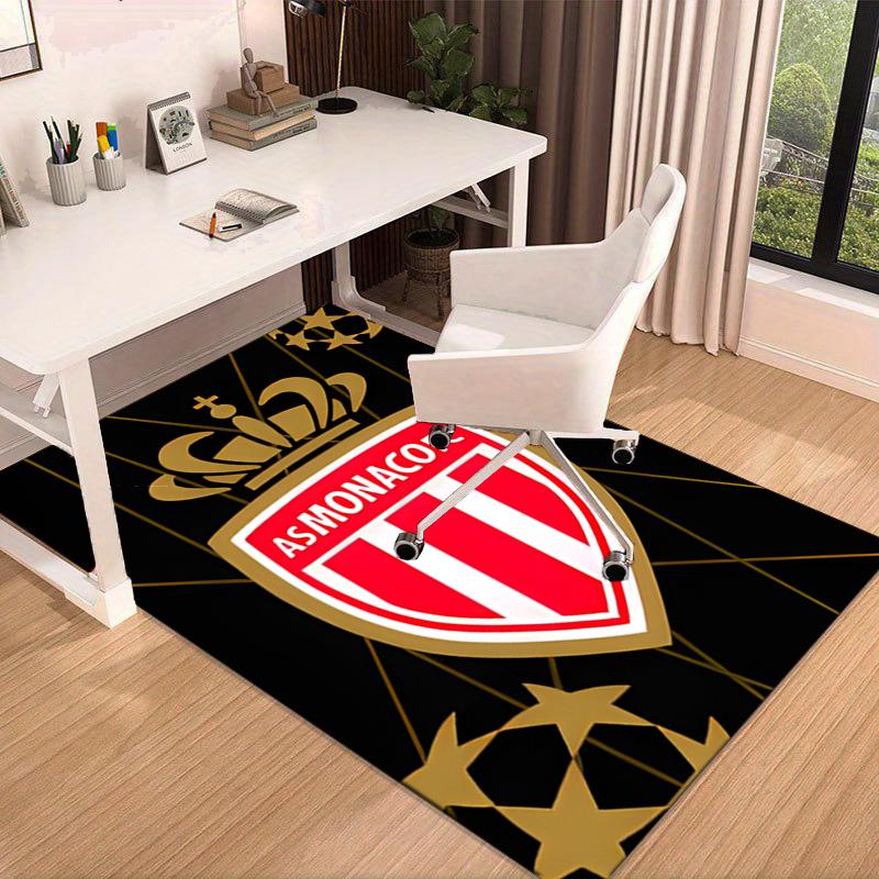Monaco Football club Printed Area Rug for Office, Chair Rug, Decorative Carpet Floor Mat, Large Size Fan gifts Christmas gifts