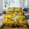 2026New Pikachu Cartoon Three-piece Bedding Set, Suitable for Bedroom Decor, Available in Large and Extra-large Sizes.