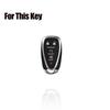 Leather Zinc Alloy Car Key Fob Case Cover For Chevy Malibu Camaro Cruze Equinox