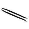 2 Pcs Headlight Eyebrow Glossy Black Trim Front Left Right Decoration for E39 1997?2003