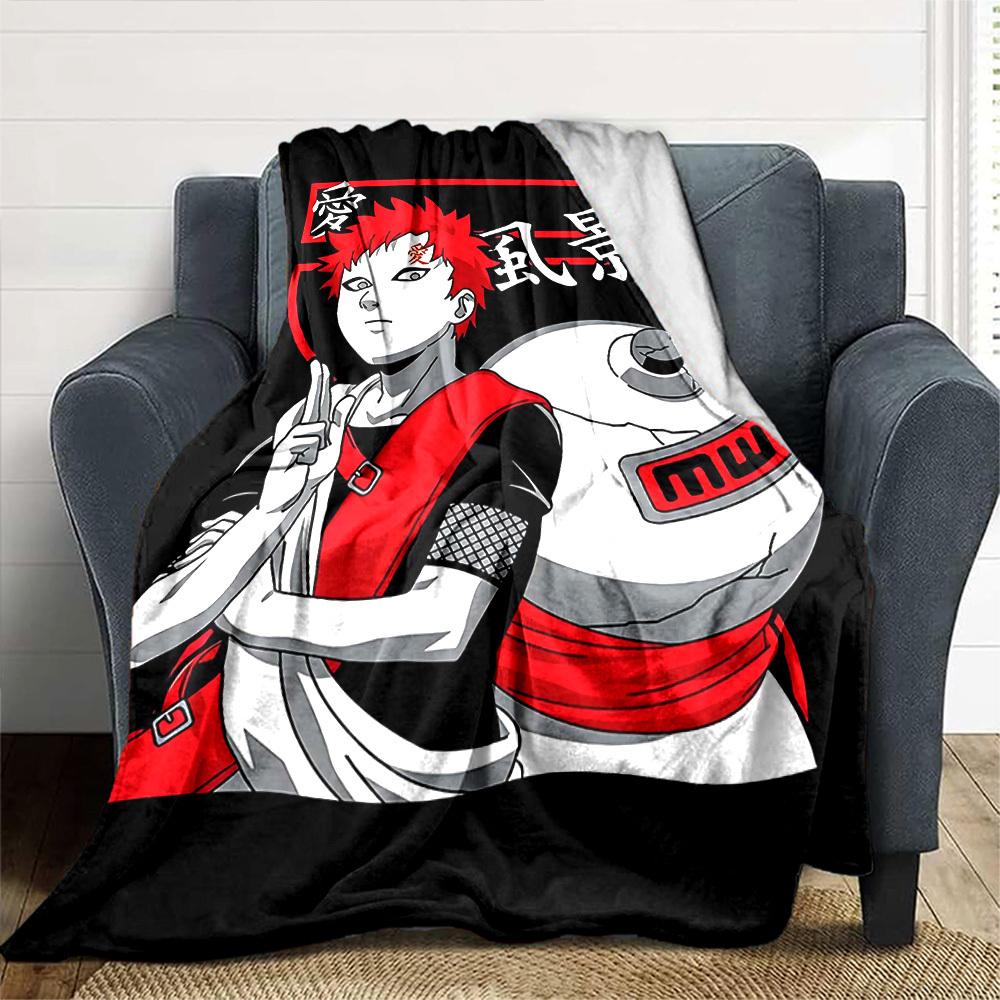 1pc Redhead Robot Soft Flannel All Season Throw for Home, Office, Outdoor UseDurable Comfort Soft Warm Throw for Home