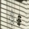 Новые аксессуары-ловец солнца из хрустального стекла Золотой Серебряный Колокольчик Подвесное украшение Украшение для штор Подвеска-капля Подарок
