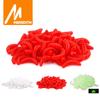 MEREDITH 50pcs 100pcs 200pcs 2cm 0.38g Maggot Grub Soft Fishing Lure Hooks Smell Worms Glow Shrimps Fish Lures