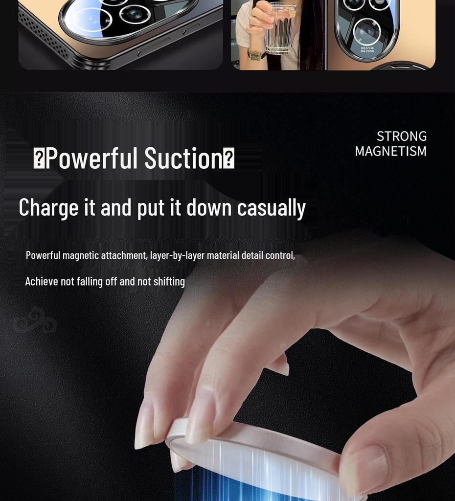 Магнитный вращающийся чехол-подставка для телефона Honor 200/300: Матовое, Полное покрытие, Защита от падений, Противоскользящая защита