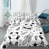 Cartoon Cute Panda Comfortable Duvet Quilt Cover Pillowcase Bedding Set Children Bedroom Decoration Home Textile