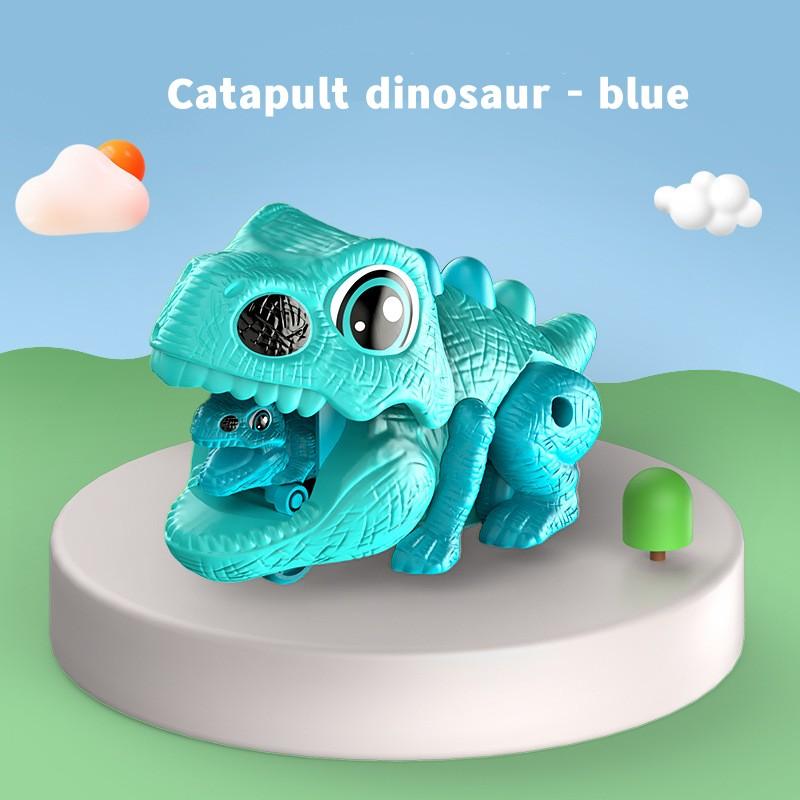 Toy Car Catapult Vehicle Dinosaur Shape Children Parent-child Interaction Gift for Boys Souptoys Inertial Taxiing
