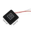 Silicone Push Button Switch Waterproof Temperature Control Switch Heated Vest Pants Gloves DIY Temperature Controller