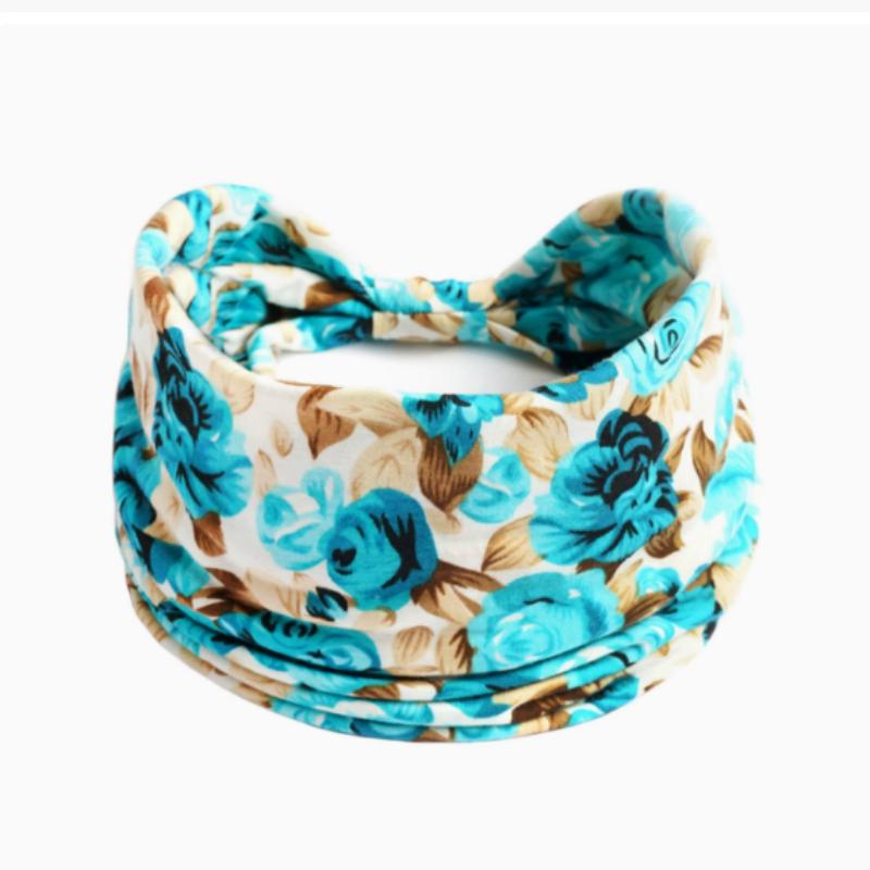 Женская повязка на голову из хлопка с принтом в стиле бохо, спортивная повязка на голову, полосатая повязка на голову, повязка на голову с широкими краями, повязка на голову для йоги, мягкая повязка для волос, комплект головного убора, повязка для волос для женщин и девочек