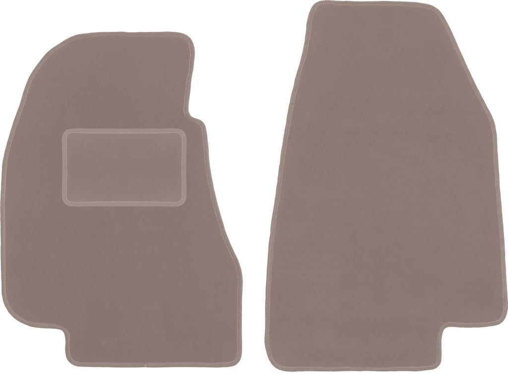 Beige front mats for: FSO Warszawa 223 / 224 / M20 sedan, station wagon (1960-1973)