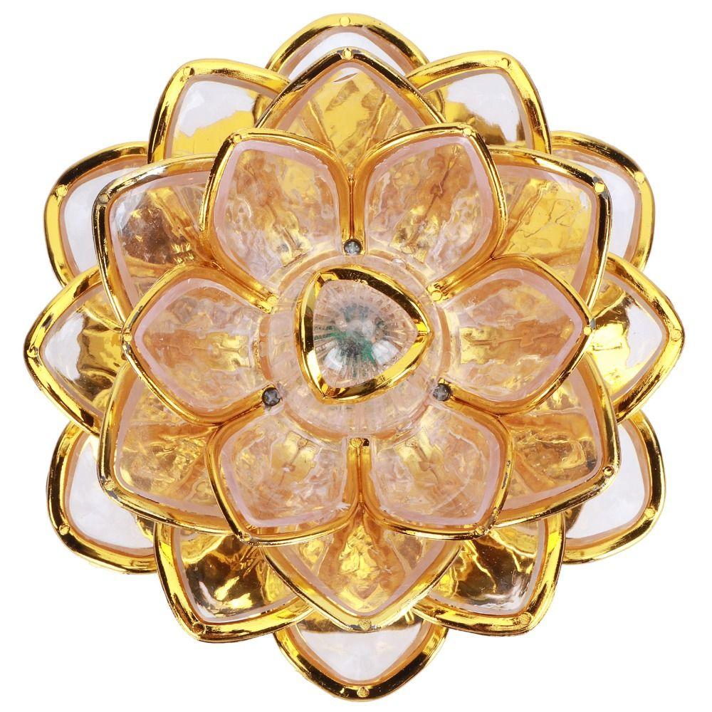 220V Buddhist Lamp LED Night Light Buddha Music Machine Lotus Flower Lamp Temple