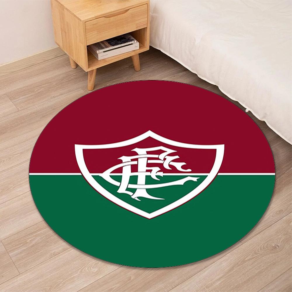 Fluminense FC Printed Round Rug Carpet Chair Rug Area Rug Entryway Doormats,for Office Chair Living Room Bedroom Kitchen Room.