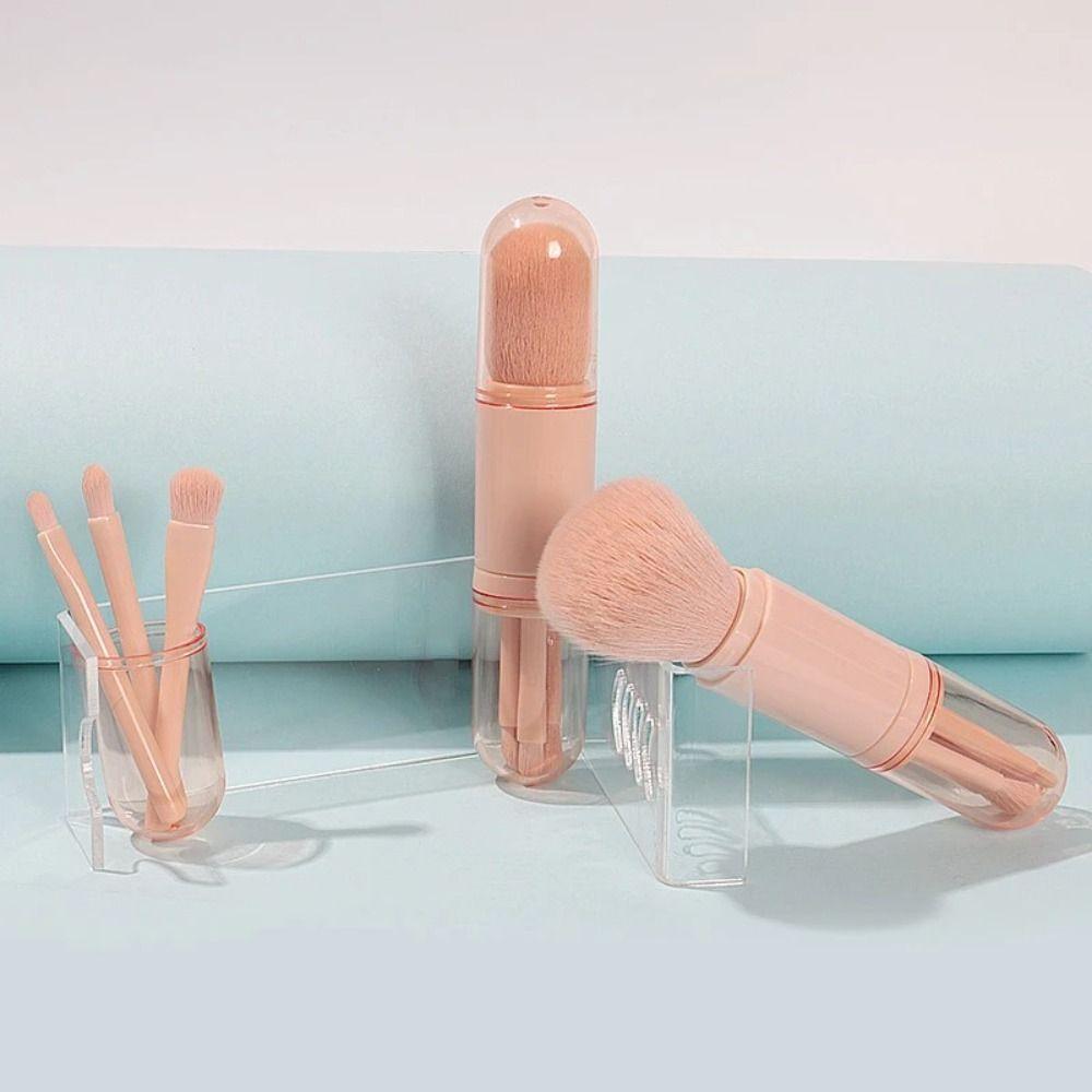 Portable Cosmetic Brush Retractable Foundation Brush High Quality Eye Shadow Brush  Travel
