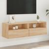 VidaXL Wall-Mounted TV Cabinet Sonoma Oak 100x30x30 Cm Engineered Wood 836886