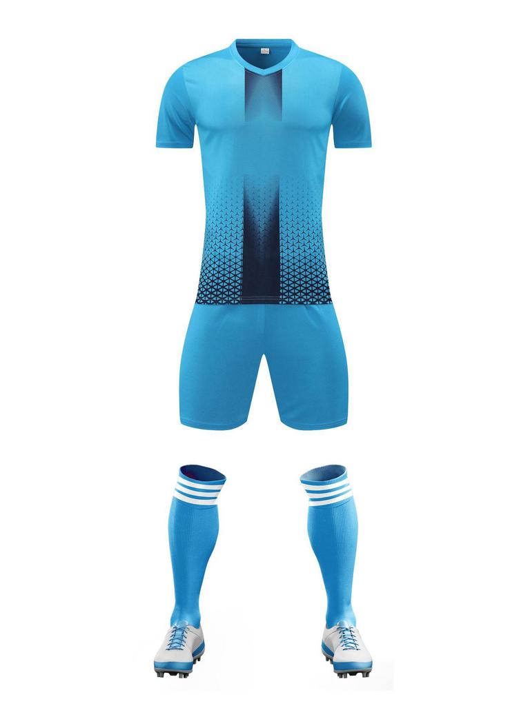 Премиальная быстросохнущая дышащая спортивная фитнес-соревновательная футбольная тренировочная форма с напечатанным номером