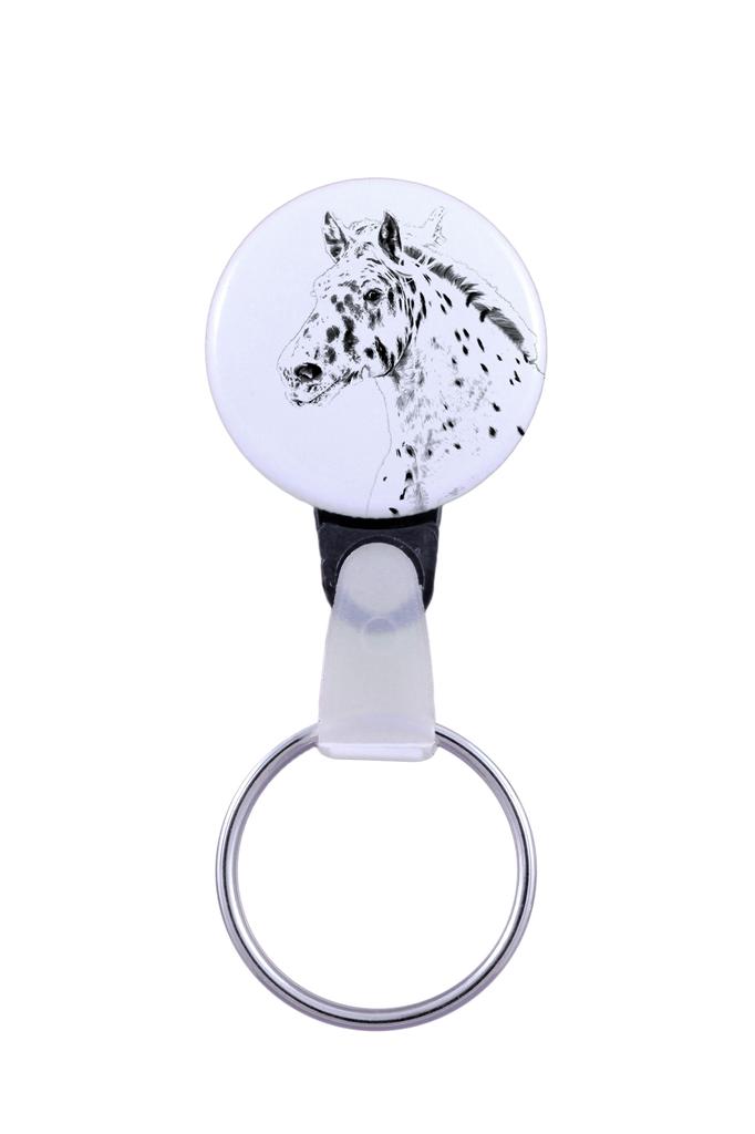 Noriker – Unique keychain with a horse picture, handmade product | Art-Dog