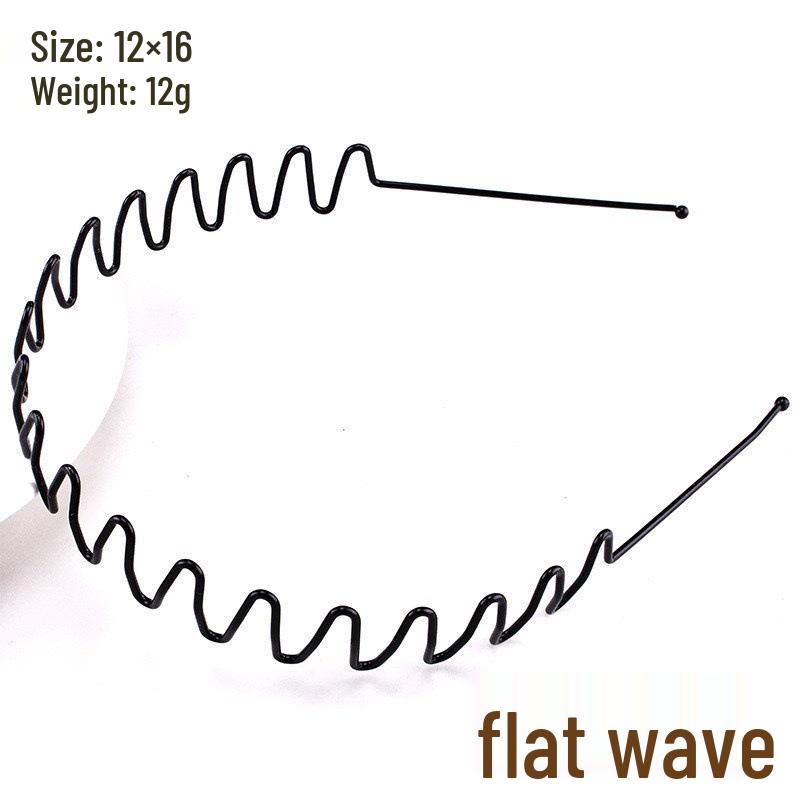 Универсальная стальная проволочная повязка на голову для мужчин и женщин: Трендовый, Невидимый и Идеальный для Спорта, Зачесанные Назад Волосы или Укладки Выбивающихся Волос.