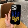 Украина Узор орнамента Чехол для телефона Для iPhone 17, 16, 15, 14, 13, 12, 11 Plus, Pro Max Цветной Посеребренный Внутренняя крышка