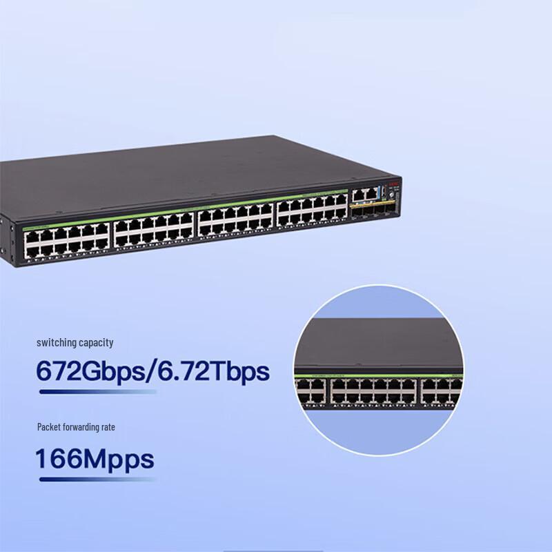 H3C S5135S-48P4S-EI Gigabit PoE Managed Switch