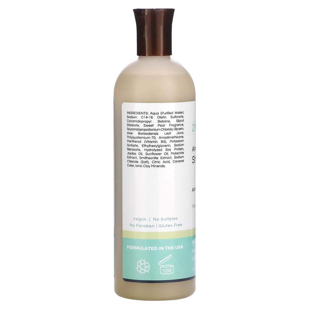 Adama, Шампунь с древними минералами, Формула против пушистости, Сладкая груша, 16 жидких унций (473 мл)