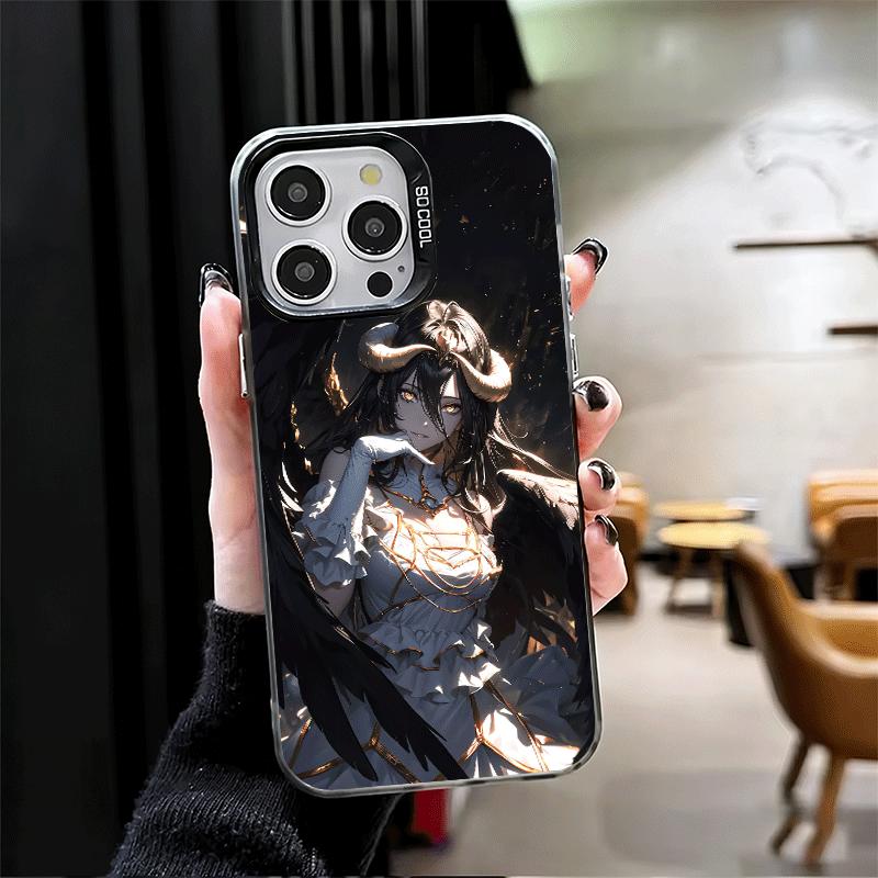 Ударопрочный чехол для телефона Albedo O-Overlords Anime для iPhone 17 Air 16 16E 15 Pro Max 14 Plus 13 Mini 12 Задняя крышка Противоударный Funda