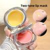 Two-color Lip Mask Moisturizes Hydrates Prevents Dryness Cracking Reduces Lip Lines Provides Lip Care Waterproof Long-lasting Sets Makeup Fashionable