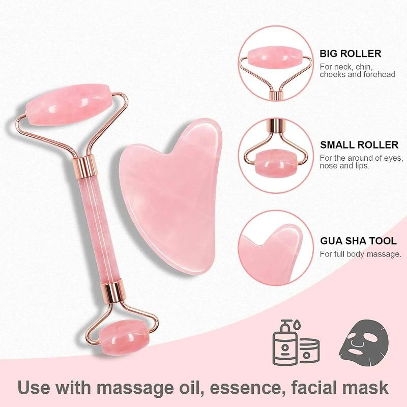 1pc/2pcs Guasha Scraper Facial Massager Gouache Scraper Face Massage Acupuncture Gua Sha Board Acupoint Eye Care SPA Detox Tool