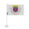Drapeau - Saint-Barthélemy - Mini Drapeau Ventouse - 14 X 21 Cm - Polyester - Extérieur