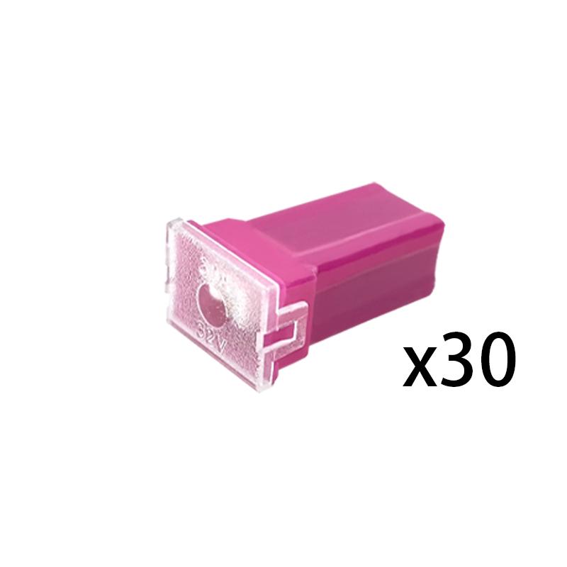 30 шт. Автомобильный предохранитель Jcase 20A 30A 40A 50A 60A Высокий/Стандартный Низкопрофильный Форма Коробки Jcase Лопастной Предохранитель для Внедорожника Прицепа Пикапа