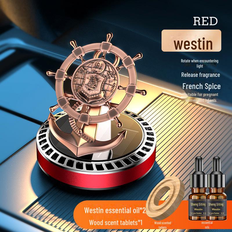 Креативный рулевой автомобильный парфюм на солнечных батареях Ароматерапия