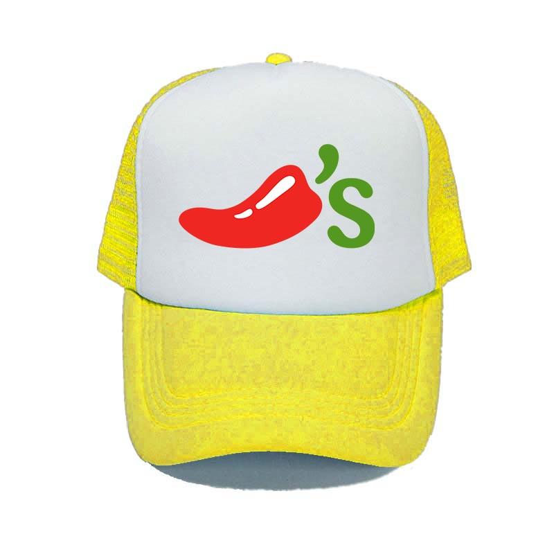 Женские кепки и шапки унисекс с чили Red Hot Chilli Pepper Trucker Hat с рисунком чили и мексиканской едой, бейсболка YY329