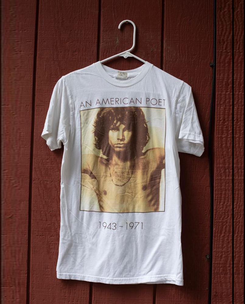 The Doors Jim Morrison An American Poet Unisex T-shirt Full Size S To 5XL BSS09 Unisex T-Shirt