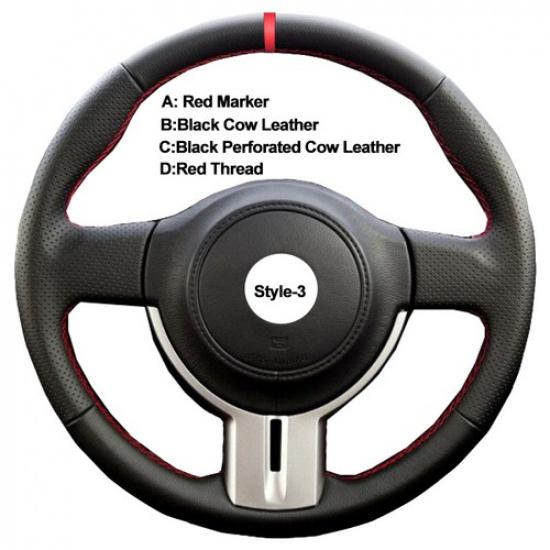 Чехол на руль автомобиля своими руками Для Toyota 86 Для Subaru BRZ 2012 2013 2014 2015