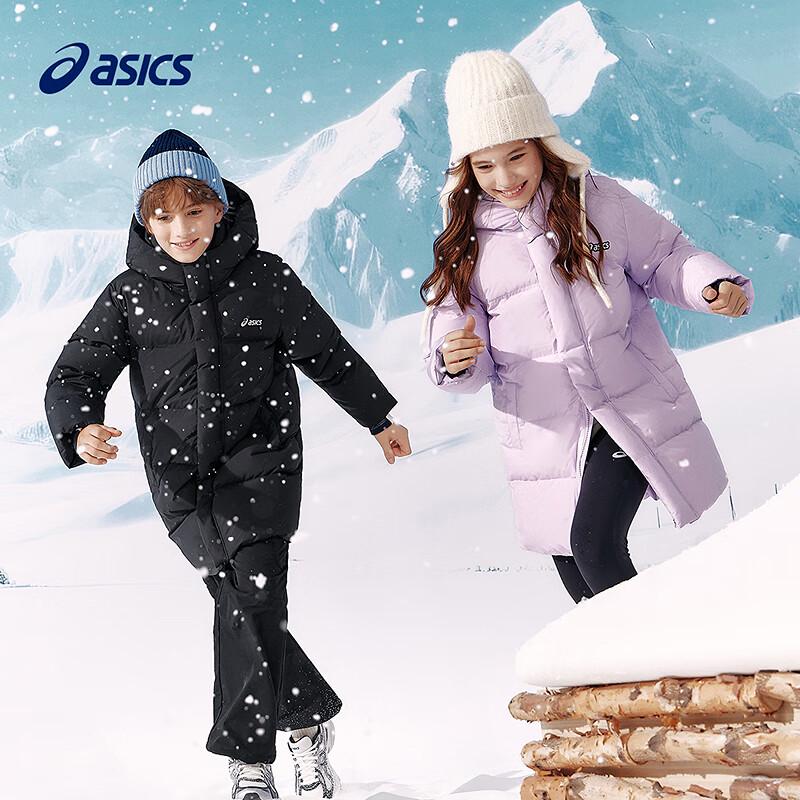 Asics Детская зимняя пуховая куртка средней длины