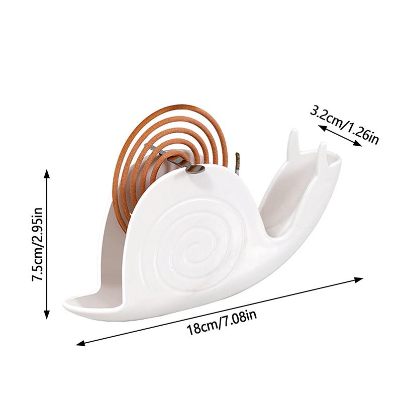 Держатель спирали от комаров Snail, подставка для спирали от комаров Snail, коробка для спирали от комаров для дома, украшение для дома, спальни, офиса
