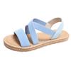 Fashion Women Sandals Summer New Flats Fashion Plus Size 43 Beach Sandels Outdoor Lightweight Breathable Summer Platform Roman Sandals