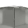 Plant Pot Silver 60 x 60 x 50 cm Galvanized Steel