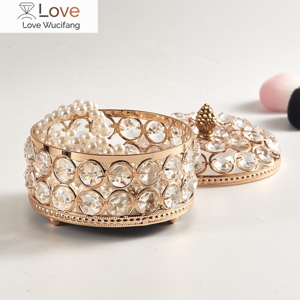 Шкатулка для драгоценностей, дорожная шкатулка для украшений, шкатулка для хранения кристаллов, футляр для дамских колец, портативный органайзер для украшений, ожерелья