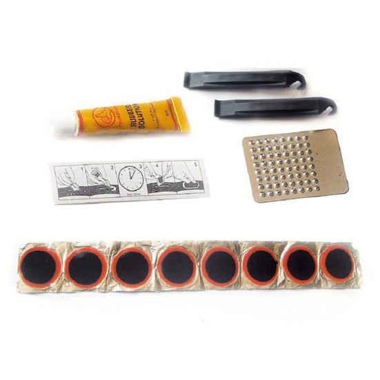 Tire Repair Kit Multifunctional 4 Tools Rubber Bicycle Tool Kit for Bike