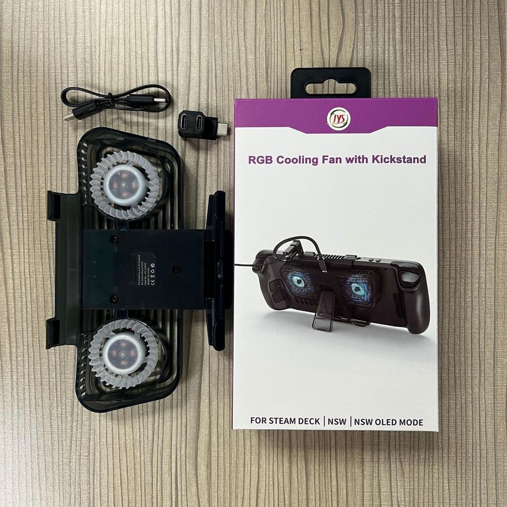 External LED Fan Cooling Cooler Holder Bracket For Steam Deck/Switch/Switch OLED Spare Part Accessories