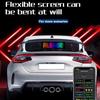 CarScrolling Advertising LED Sign USB 5V Bluetooth App Control Logo Light Custom Text Pattern Animation Programmable Display Car