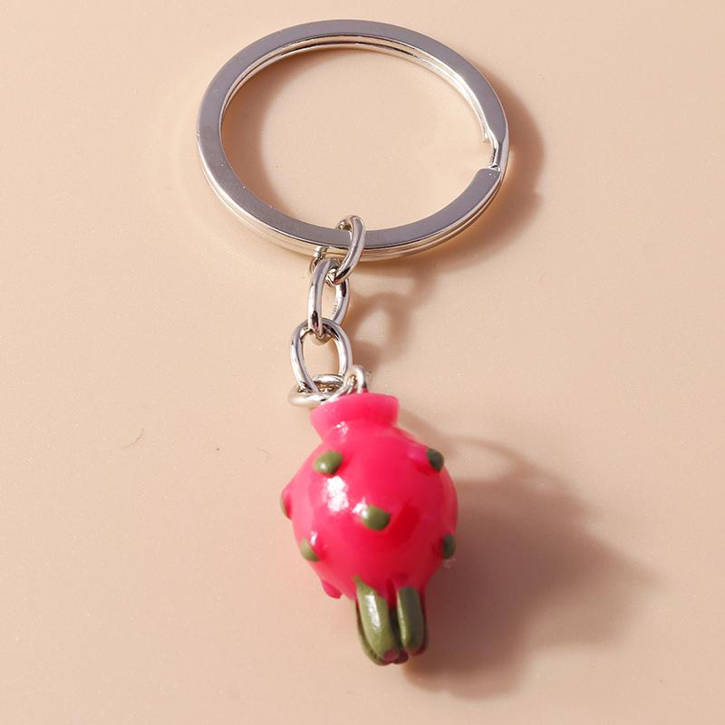Cute Resin Simulation Food Keychain Cookies Chocolate Key Ring for Car Key Holder Handbag Pendant DIY Jewelry Gifts